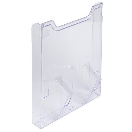 Katalógustartó fali elem, A4, álló, EXACOMPTA "Office", áttetsző