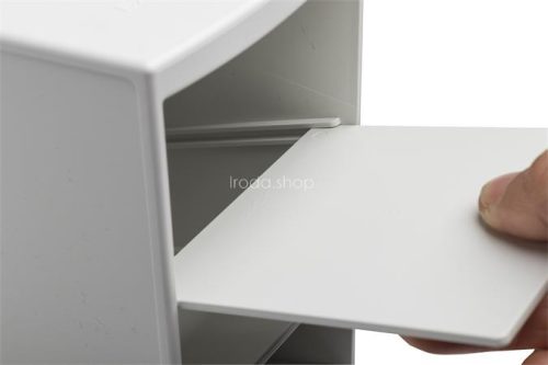 Asztali rendező, multifunkciós, 4 rekeszes, 8x23x11 cm, EXACOMPTA "Autentik", fehér