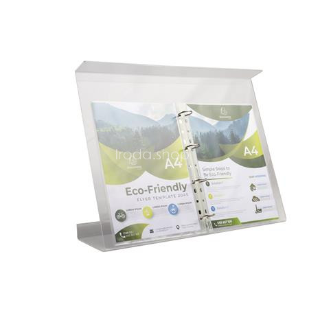 Dokumentumtartó állvány, gyűrűs, EXACOMPTA "Office", áttetsző