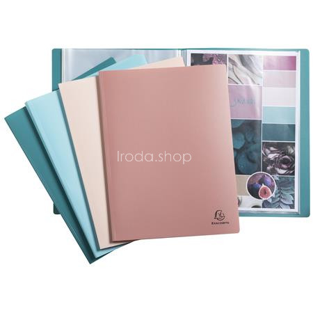 Bemutatómappa, 20 zsebes, A4, EXACOMPTA "Skandi", vegyes színek