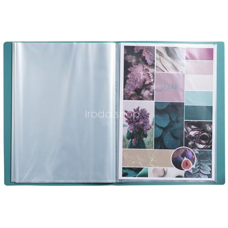 Bemutatómappa, 20 zsebes, A4, EXACOMPTA "Skandi", vegyes színek