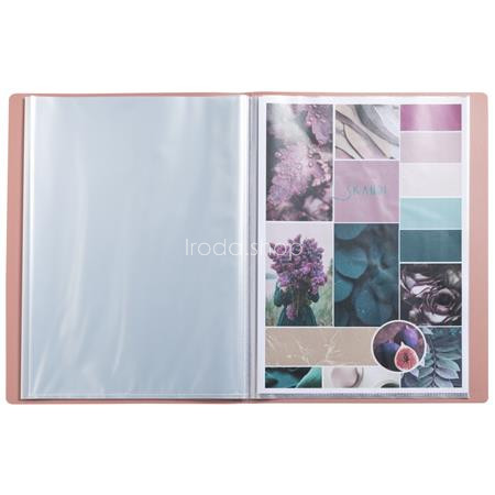 Bemutatómappa, 20 zsebes, A4, EXACOMPTA "Skandi", vegyes színek