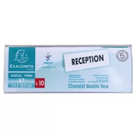 Névtábla tartó, asztali, A7, EXACOMPTA