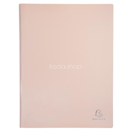 Bemutatómappa, 30 zsebes, A4, EXACOMPTA "Aquarel", vegyes pasztell színek