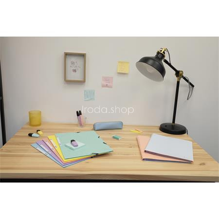 Bemutatómappa, 30 zsebes, A4, EXACOMPTA "Aquarel", vegyes pasztell színek