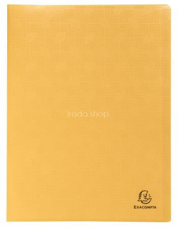 Bemutatómappa, 30 zsebes, A4, EXACOMPTA "Pop'Nco", vegyes színek