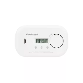   FireAngel FA6812-EU szén-monoxid vészjelző, cserélhető elem, 10 év várható üzemidő, LCD kijelző, fehér