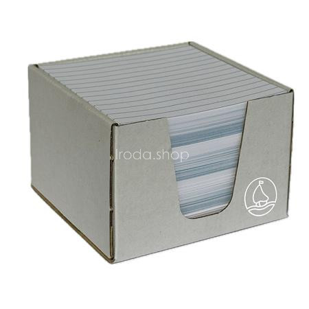 Kockatömb, 100x100x75 mm, adagolóval, FŰZFŐI, vonalas