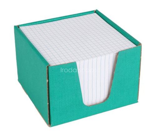 Kockatömb, 100x100x75 mm, adagolóval, FŰZFŐI, kockás