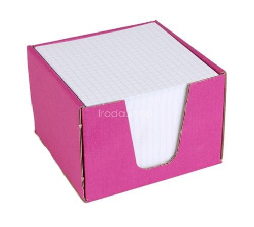 Kockatömb, 100x100x75 mm, adagolóval, FŰZFŐI, kockás