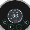 Home FK 252 álló elektromos karbon és halogén kombinált fűtőtest, 1200W/1200W, IPX4 védelem, távirányító, ezüst
