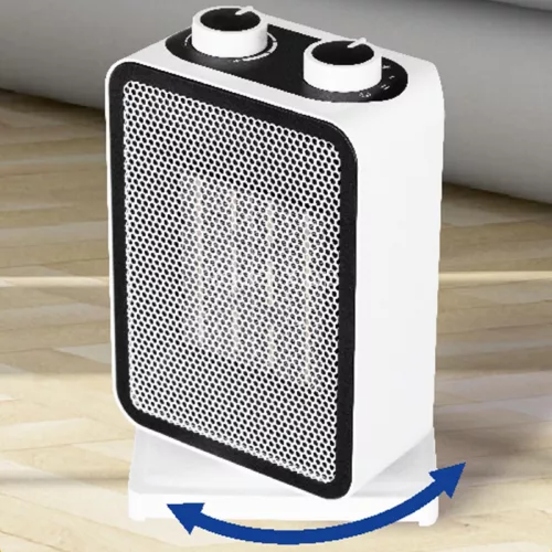 Home FK 51 álló elektromos kerámia fűtőtest, 1000W/1500W, oszcillálás, mechanikus termosztát, fehér