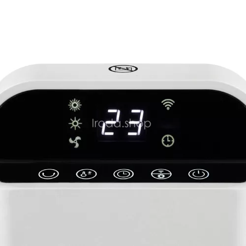 Home FK 53 álló elektromos smart kerámia fűtőtest, 1000W/2000W, oszcillálás, távirányító, fehér