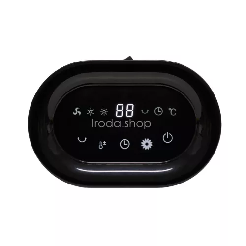 Home FK 55 álló elektromos kerámia fűtőtest digitális termosztáttal, 1000W/1500W, oszcillálás, kikapcsolás időzítő, fehér