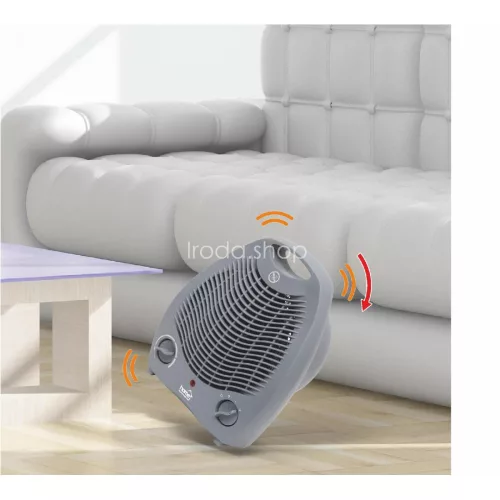 HOME FK1M ventilátoros fűtőtest, max. 2000 W, 2 fokozat, 3 funkció, termosztát, szürke színű