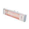 HOME FK20 kvarccsöves fűtőtest, 1200 W, 2 fokozat, fémház, falra szerelhető kivitel