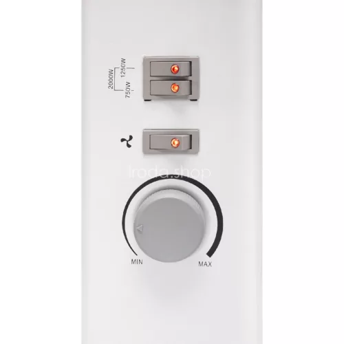 HOME FK343TURBO konvektor fűtőtest, max. 2000 W, 3 fokozat, turbo funkció, termosztát, szabadon álló