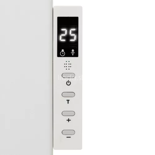 HOME FKIR450 hordozható/fali infrasugárzó fűtőtest, 450 W, Wifi, digitális termosztát, gyerekzár, LED kijelző, távirányító