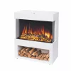 HOME FKK28 szabadon álló elektromos látványkandalló, max. 1800 W, 2 fokozat, LED lángeffekt, fagyőr funkció