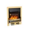 HOME FKKI25G beépíthető elektromos látványkandalló, max. 2000 W, LED fényeffekt, 2 fokozat, távirányító, heti időzítés, arany díszítés
