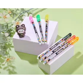   Golyóstoll, 0,25 mm, kupakos, FLEXOFFICE "FO-058 Tropical", kék