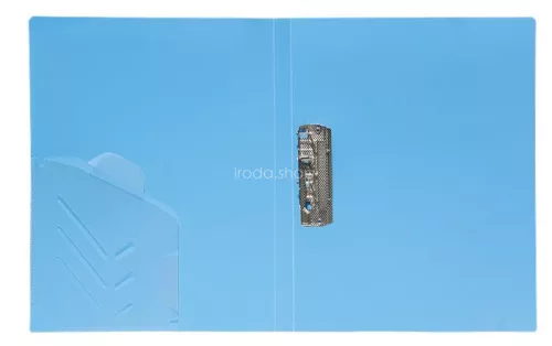 Villámzáras mappa, PP, A4, FLEXOFFICE "FO-CF02", kék