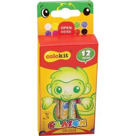  Zsírkréta, COLOKIT "Crayon", 12 különböző szín