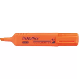   Szövegkiemelő, 1-4 mm, FLEXOFFICE "HL05", narancs