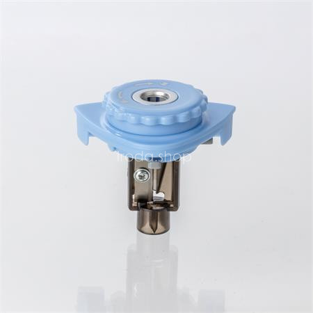 Hegyező, elemes, asztali, FLEXOFFICE "Flexio", kék