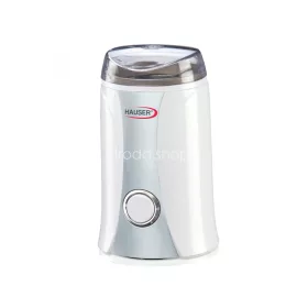   HAUSER G-732 daráló, 150 W, 50 g kapacitás, kábeltartó, rozsdamentes acél kés, fehér színű