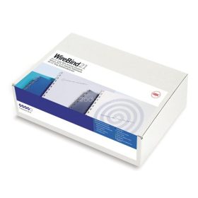   Spirál, fém, 2:1, 12 mm, 100 lap, GBC "MultiBind 21",  fehér