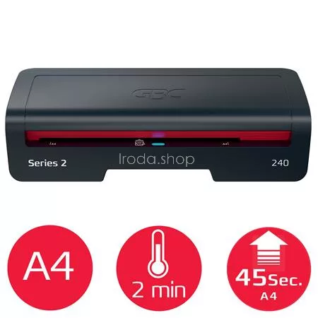 Laminálógép, A4, 75-125 mikron, GBC "240 Home Office"