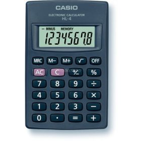 Zsebszámológép, 8 számjegy, CASIO "HL-4T"