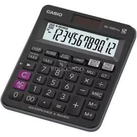   Számológép, asztali, 12 számjegy, CASIO "MJ-120D PLUS"