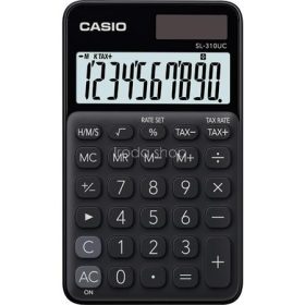   Zsebszámológép, 10 számjegy, CASIO "SL 310", fekete