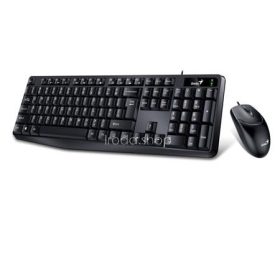   Egér- és billentyűzet készlet, vezetékes, USB, HUN,GENIUS "KM-170", fekete