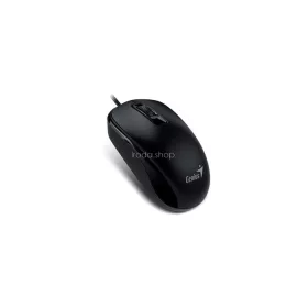   Egér, vezetékes, optikai, normál méret, USB, GENIUS "DX-120", fekete