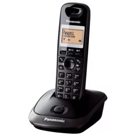   Telefon, vezeték nélküli, PANASONIC "KX-TG2511HGT", fekete