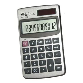   Zsebszámológép, 12 számjegy, fém ház, VICTORIA OFFICE, "GVZ-152"