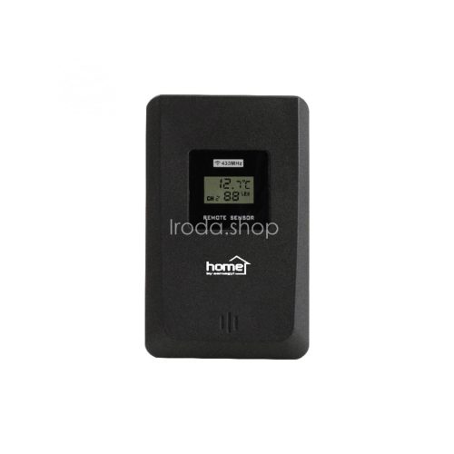 Home HCKK 09 külső jeladó HCW 28 időjárás-állomáshoz, külső hőmérséklet jeladó, 60 m hatótávolság, LCD kijelző