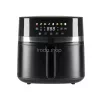Home HGAF8 digitális air fryer, forrólevegős fritőz, 8 liter kapacitás, 2000 W, hőmérsékleti tartomány 80 – 200 °C