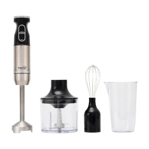 Home HGBMS65 botmixer szett, 1000W, 15 fokozatban állítható sebesség, tálas aprító űrtartalma 500 ml, mérőpohár űrtartalma 650 ml