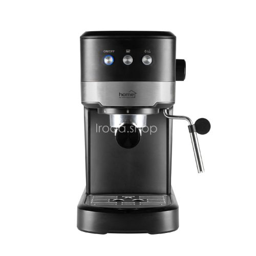 HOME HGPR16 presszókávé főző, 15bar, tejhabosítás, elektronikus vezérlés, csészemelegítő, automatikus kikapcsolás