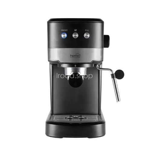 HOME HGPR16 presszókávé főző, 15bar, tejhabosítás, elektronikus vezérlés, csészemelegítő, automatikus kikapcsolás