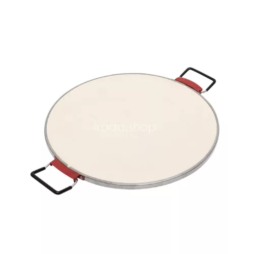 HOME HGPZ30 elektromos pizzasütő, 1200W, max. 430 °C, mechanikus hőmérő, pizzakő, duplafalú ablak, alsó/felső sütés