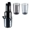 HOME HGSJ200 zöldség-gyümölcs lassú prés, 200 W, lassú fordulat, 800 ml-es tartály, vezetéktároló