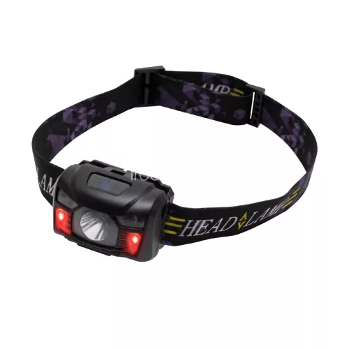 Home HLP 7RP LED tölthető fejlámpa, 100 lm, PIR mozgásérzékelő, 5 funkció, 1200 mAh, ~4 óra üzemidő