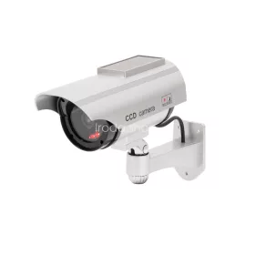   HOME HSK160 kültéri napelemes álkamera, villogó piros LED, körbe forgatható, egyszerű felszerelés, akkumulátoros tápellátás opció, élethű kamera megjelenés, IP44