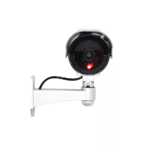 HOME HSK160 kültéri napelemes álkamera, villogó piros LED, körbe forgatható, egyszerű felszerelés, akkumulátoros tápellátás opció, élethű kamera megjelenés, IP44