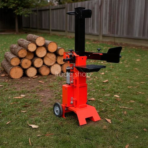 Függőleges elektromos rönkhasító állítható munkaasztallal HYV6T-II 3000W 6T